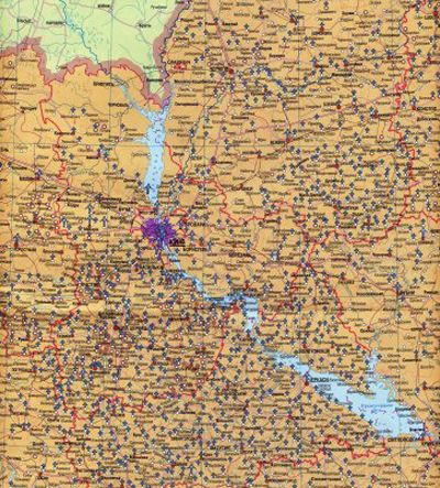 Карта ”Україна. Голодомор 1932-1933”